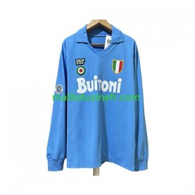 Maillot de Foot SSC Naples 1987 Domicile Retro 1988 Manches Longues